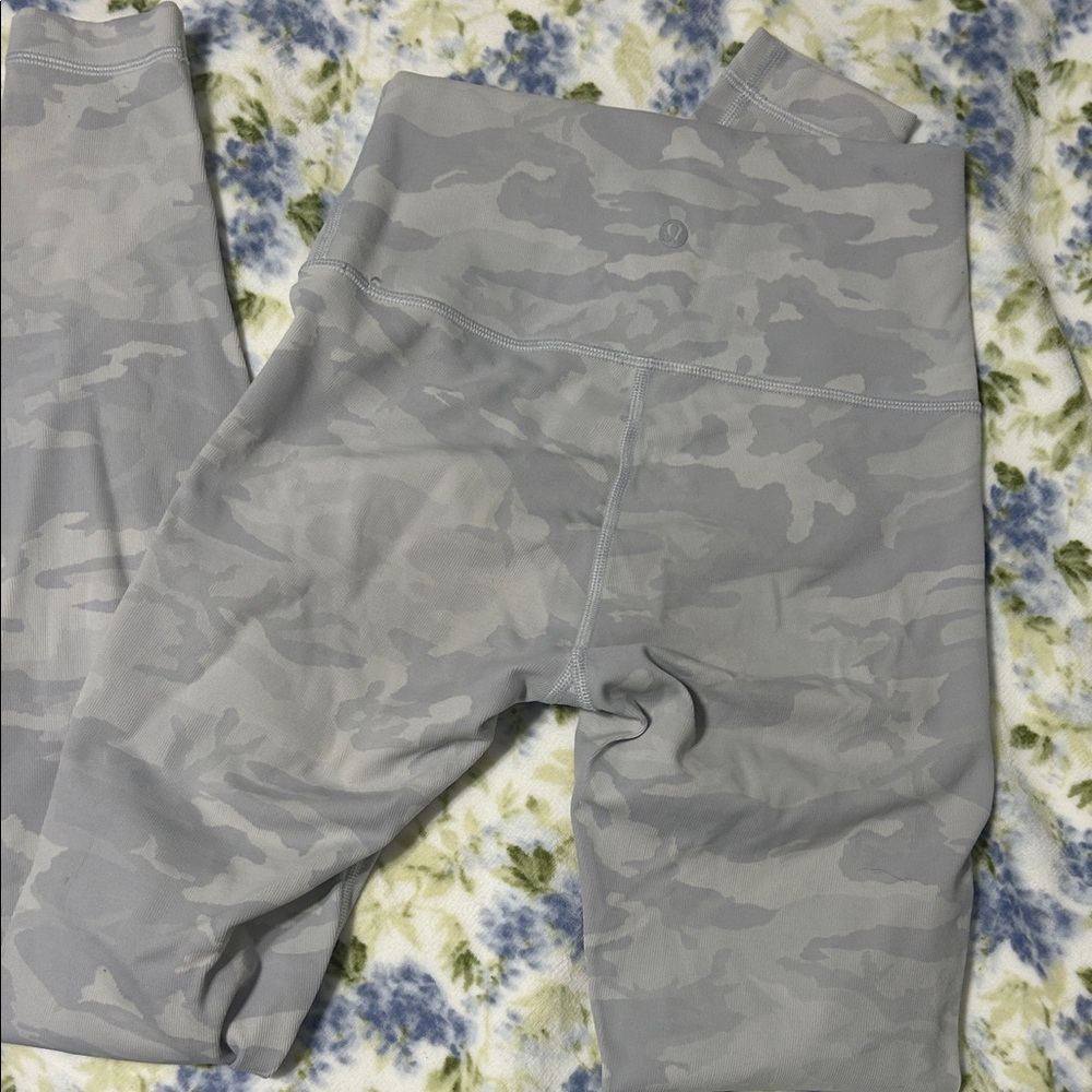 lululemon athletica Kids Gray Camo Leggings